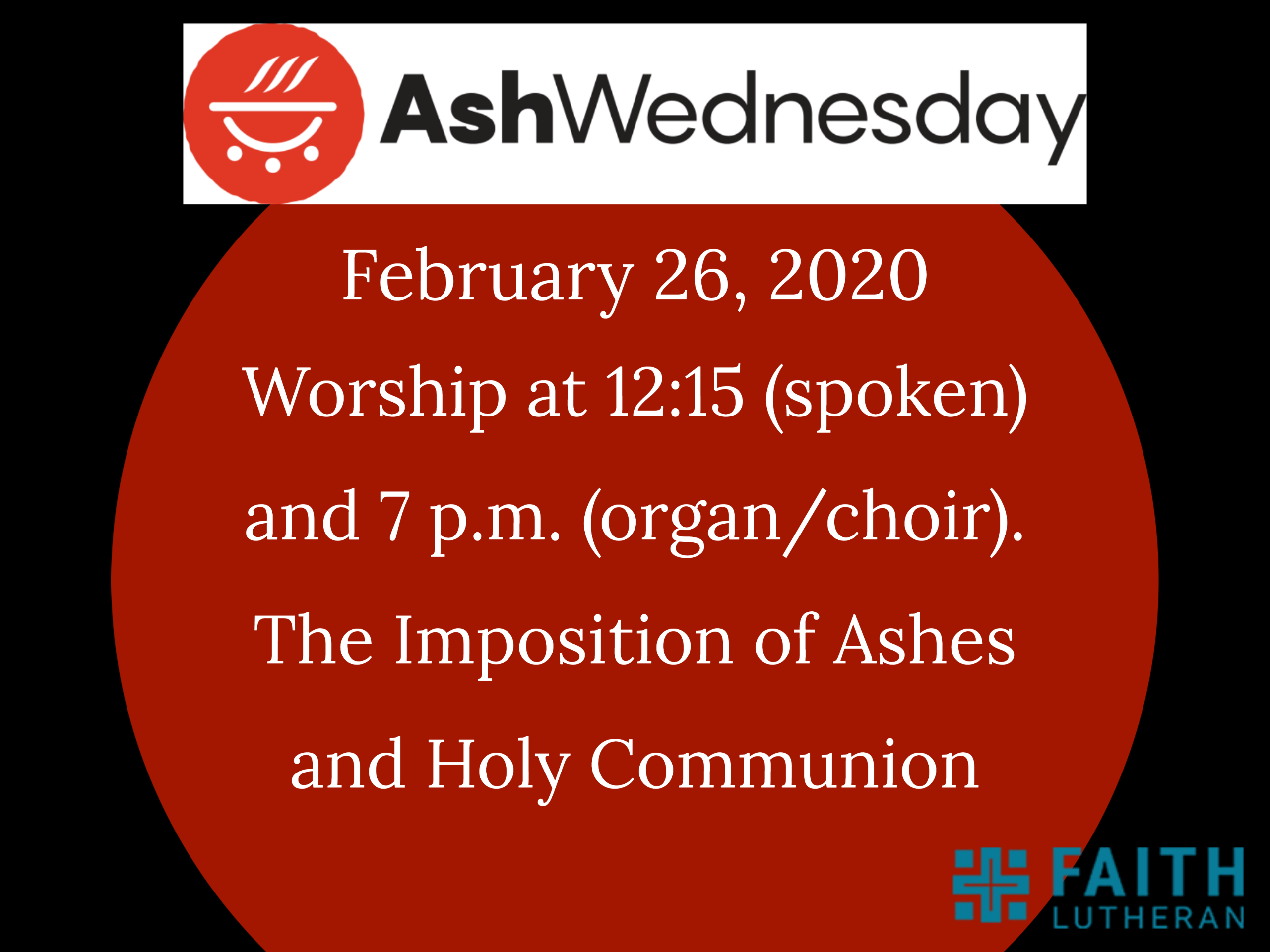 Ash Wednesday Worship