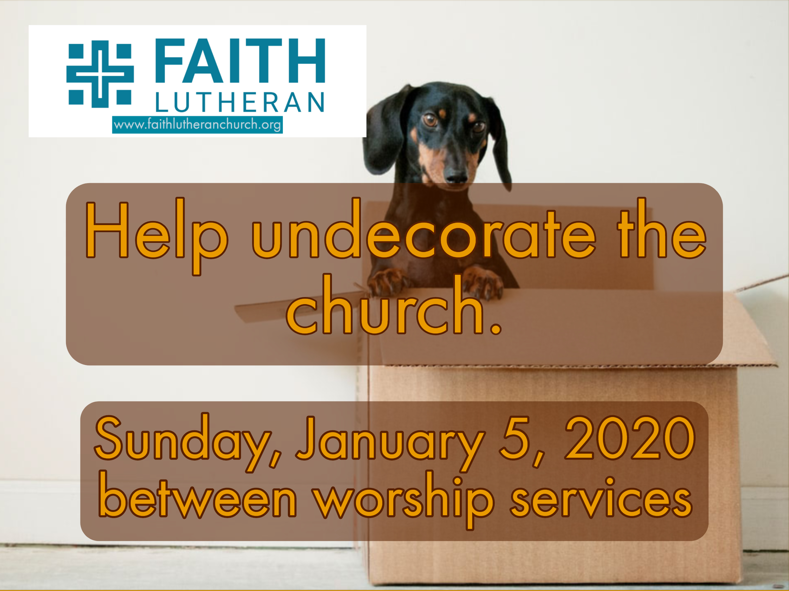 Undecorate the Church