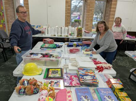 Preparing for DLM Christmas event