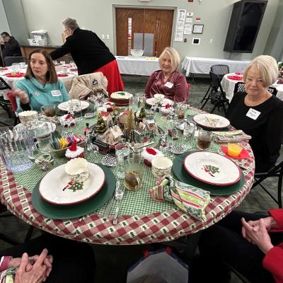 Ladies at table.