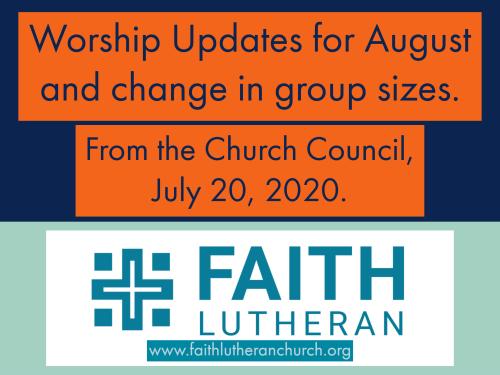 Worship Schedule and Meeting Numbers