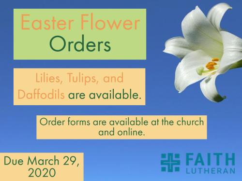 Order Easter Flowers