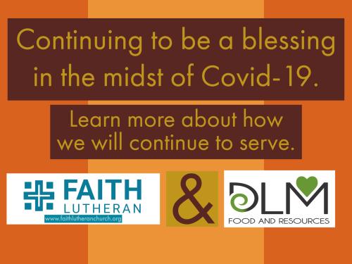 Serving at DLM on March 28, 2020