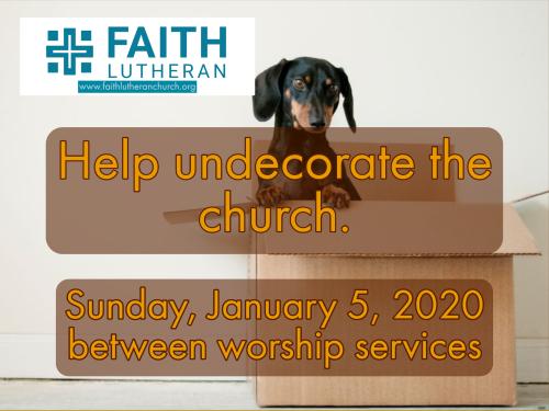 Undecorate the Church