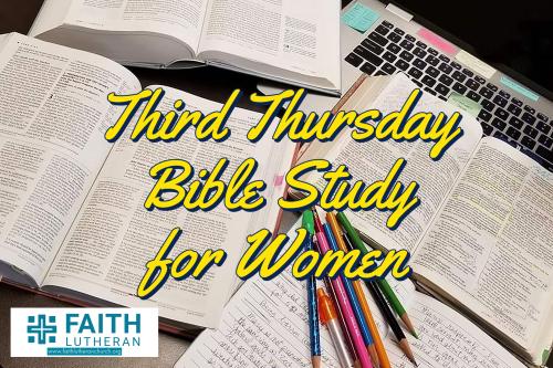 Third Thursday Bible Study for Women Resumes