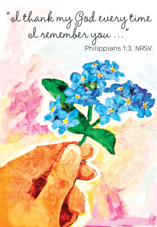 Philippians 1:3, NRSV
